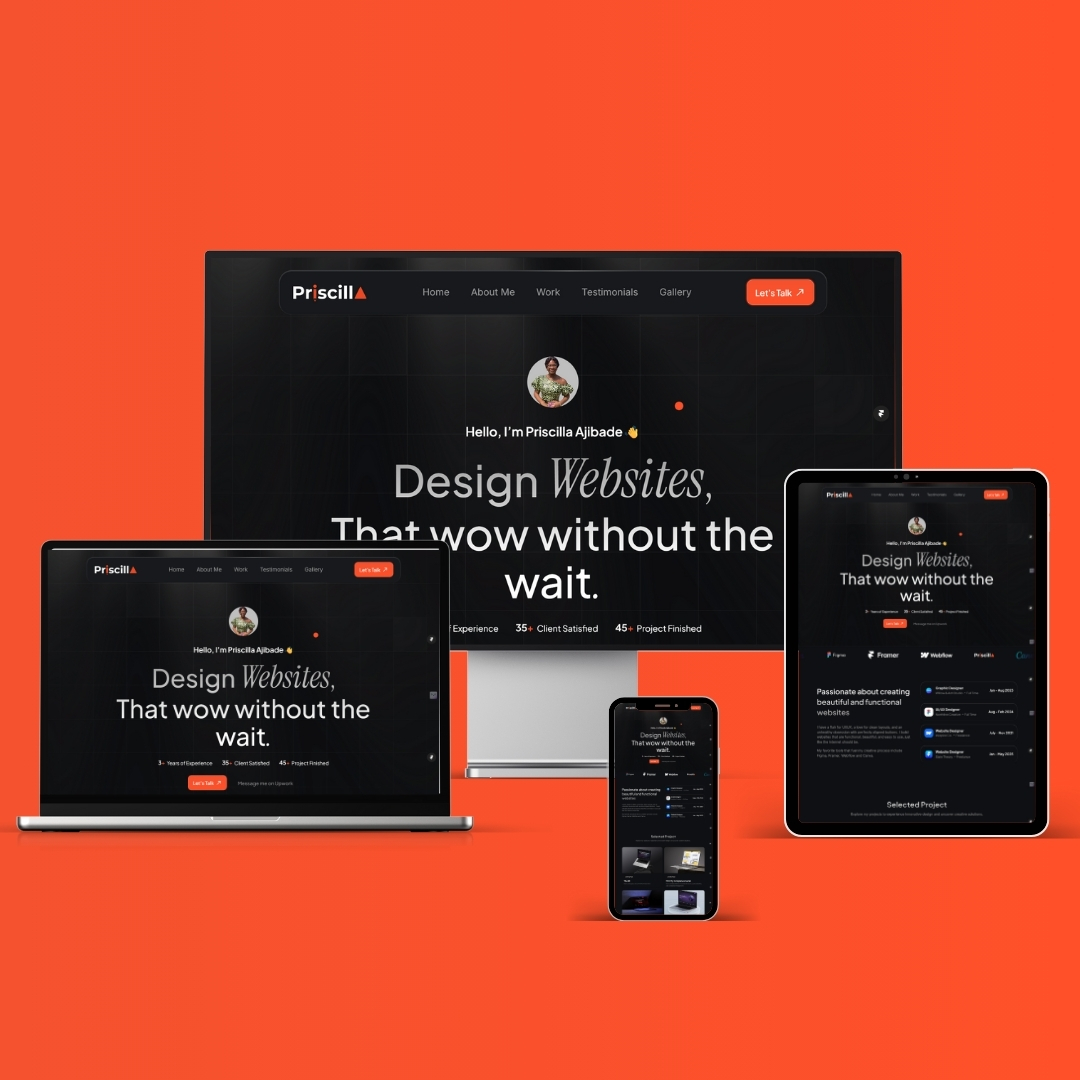 Priscilla - Portfolio Website