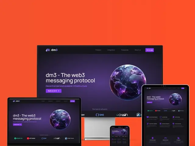 dm3 web3 messaging protocol website built by iTech19